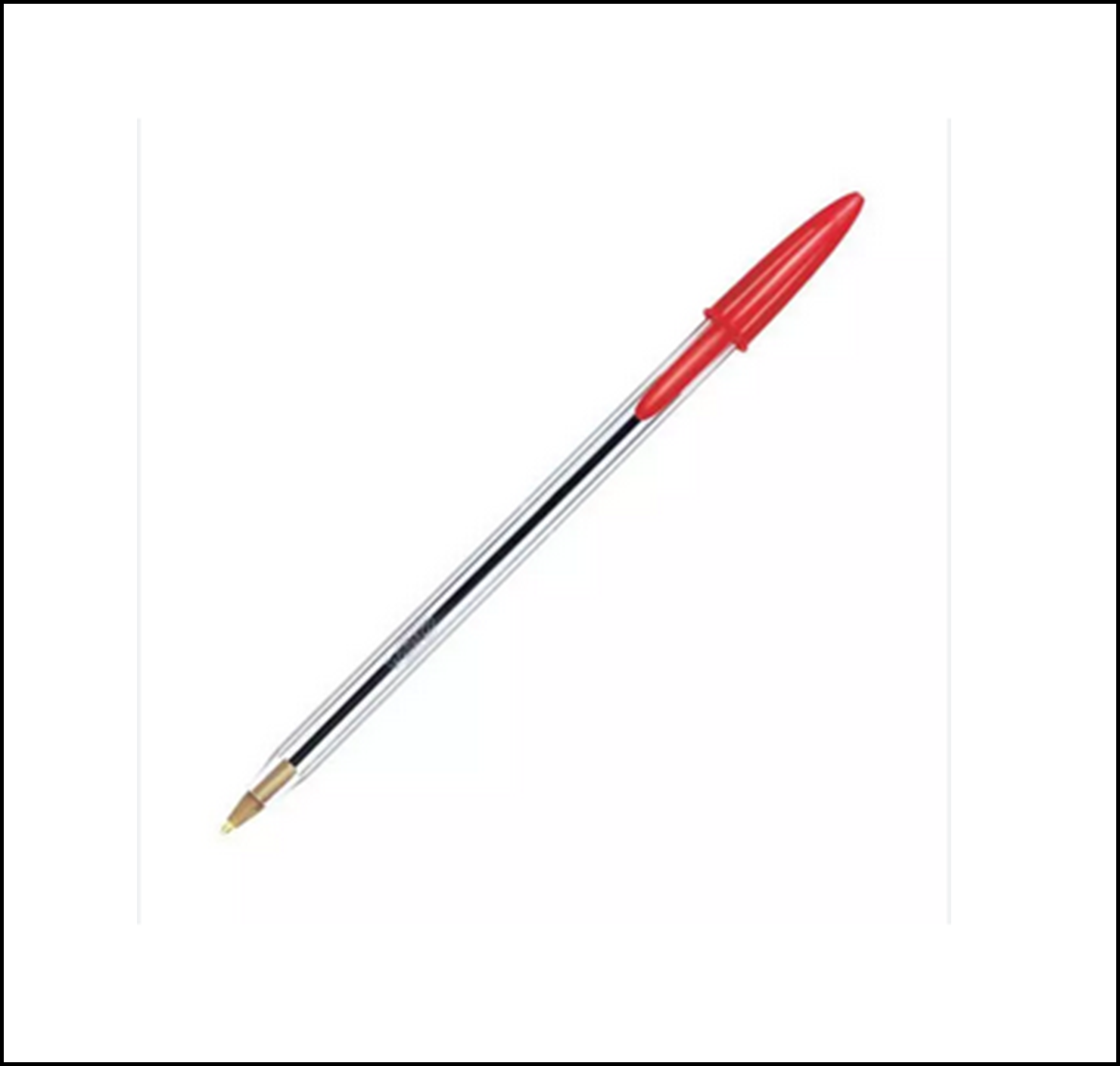 PLUMA PUNTO MEDIANO ROJO